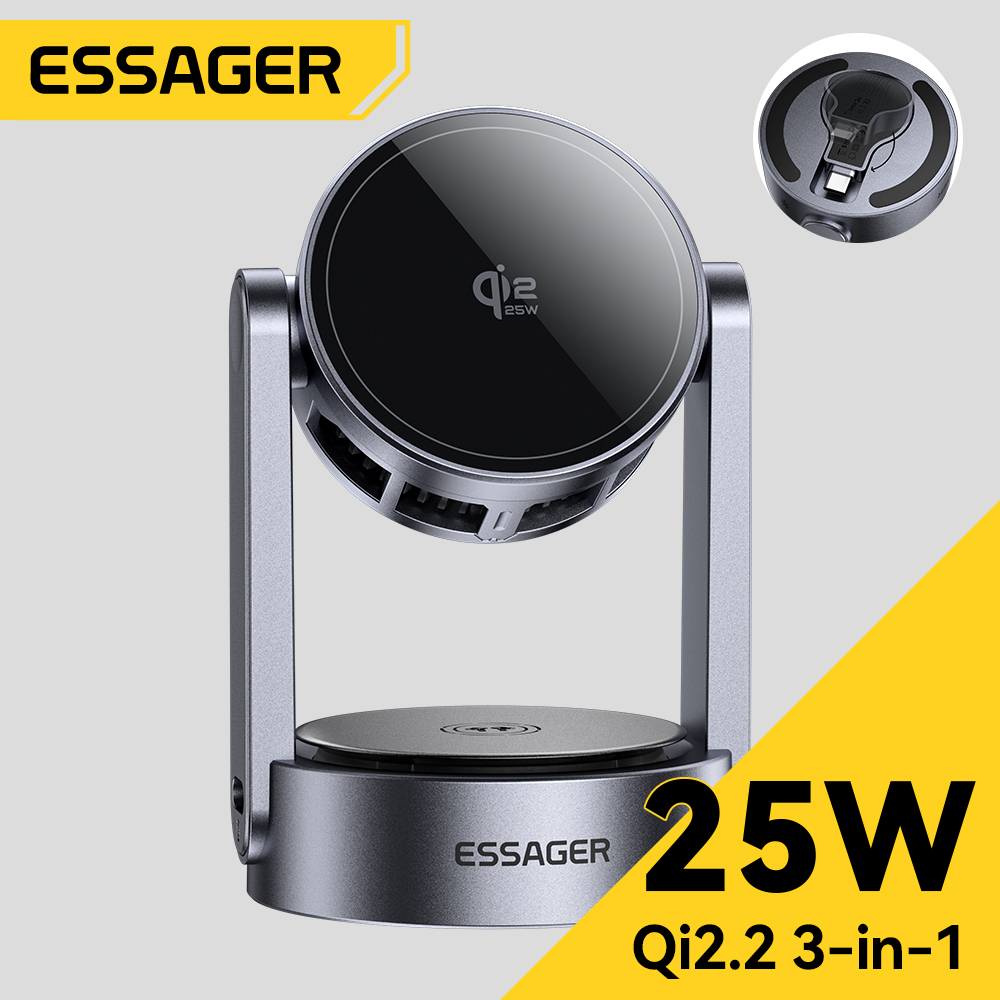 Smartwatch Ac - Essager 3 in 1 Magnetic Wireless