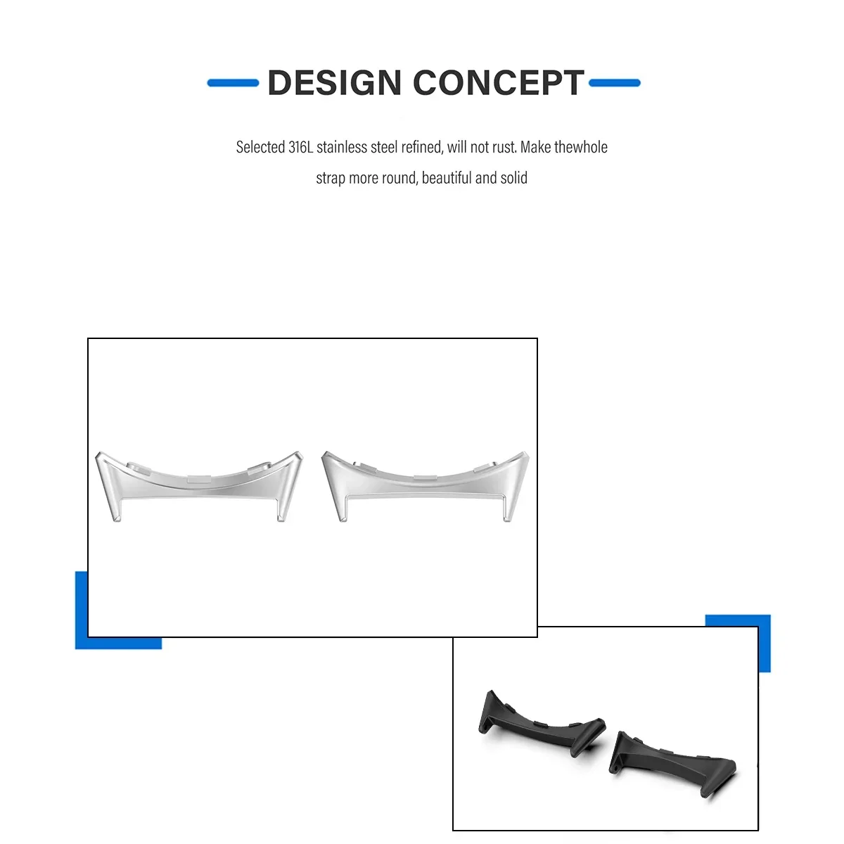 2pcs Watch Strap Connector Ada - Smartwatch Straps & Accessories recensie en prijs