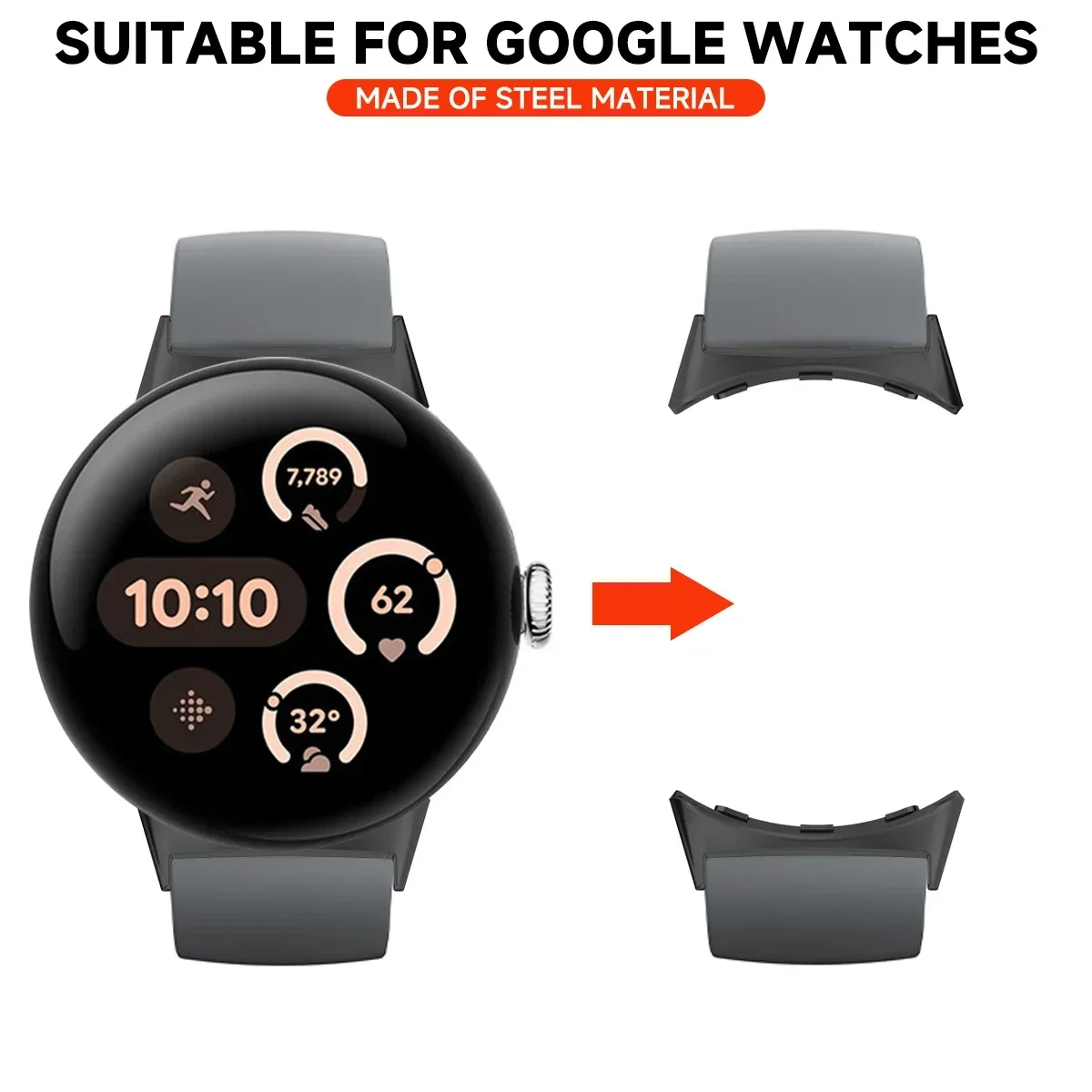 2pcs Watch Strap Connector Ada - Smartwatch Straps & Accessories recensie en prijs