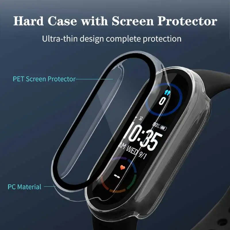 Tempered Glass+PC Case For Xia - Smartwatch Watch Accessories For Women recensie en prijs
