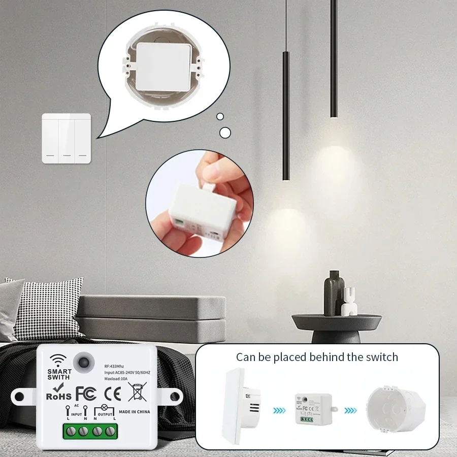 RF 433MHz Wireless Remote Cont - Smart Accessories recensie en prijs