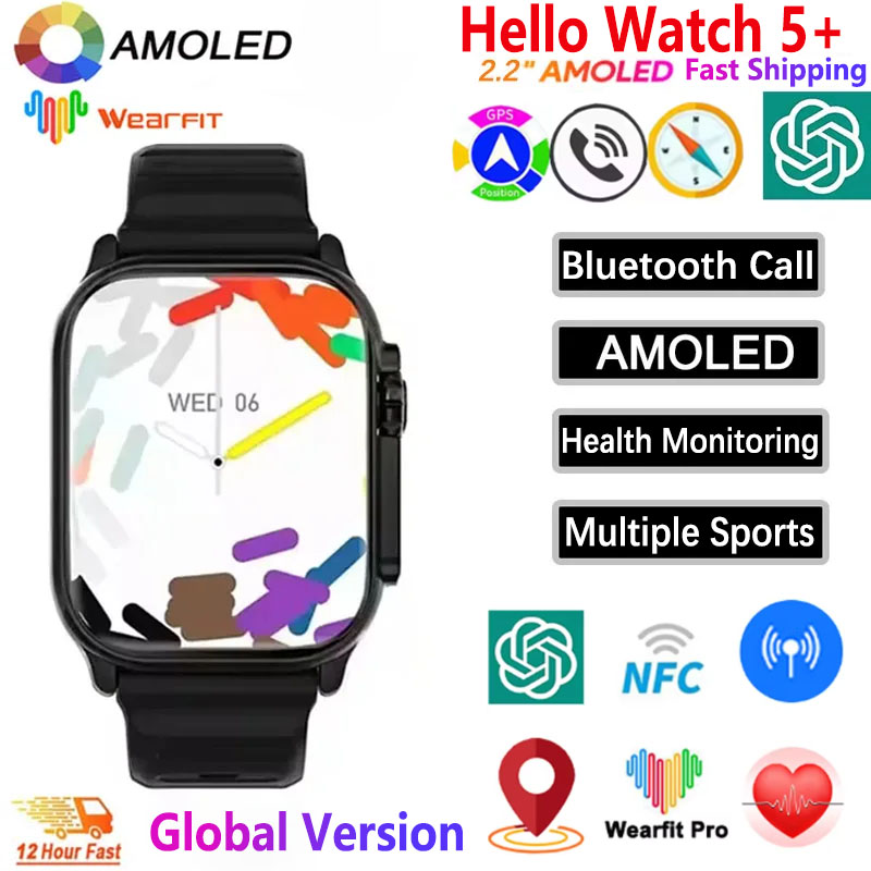Hello Watch 5+ Smart Watch Wat - Smartwatch Nexus recensie en prijs
