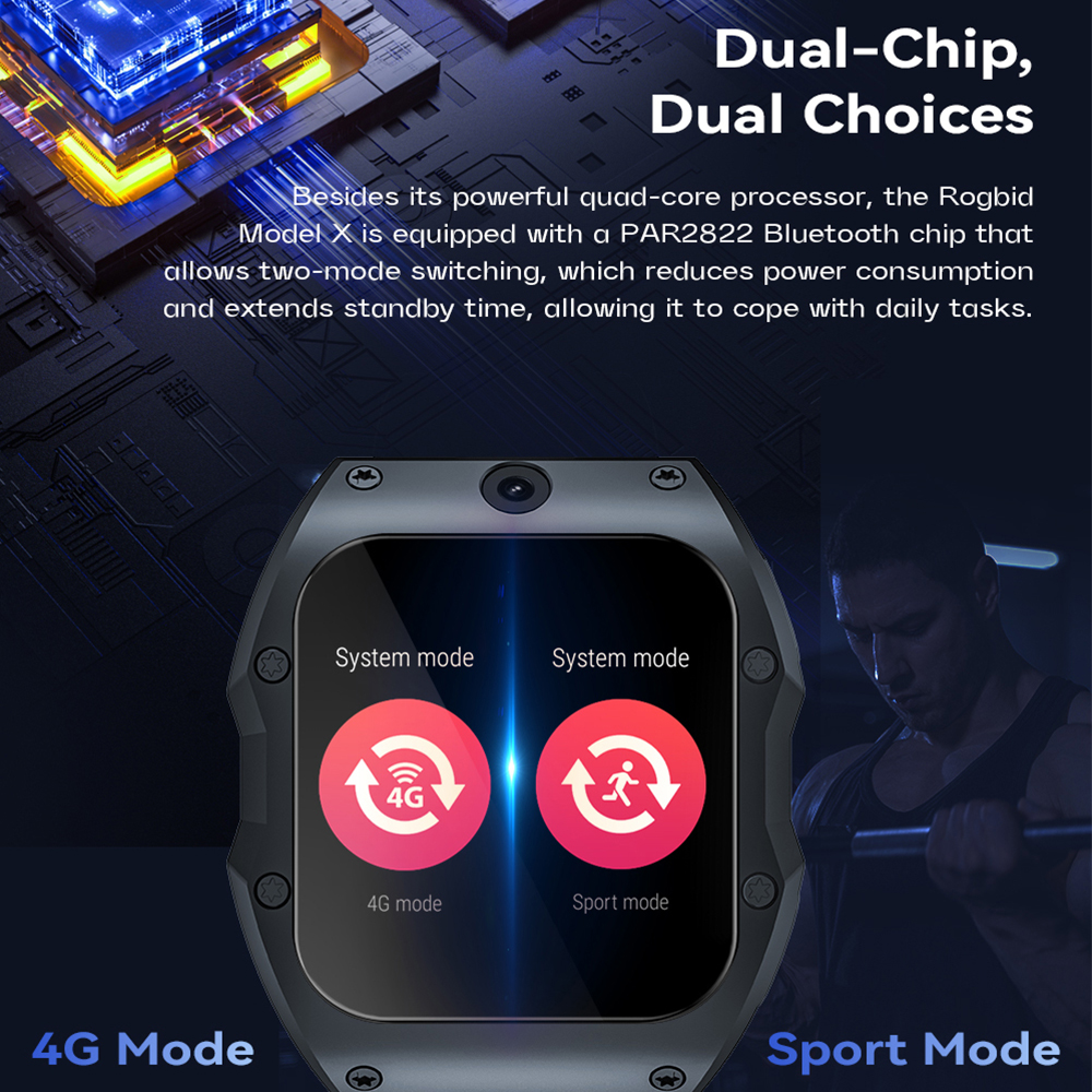Rogbid Model X 4G Android Smar - Smartwatch X recensie en prijs