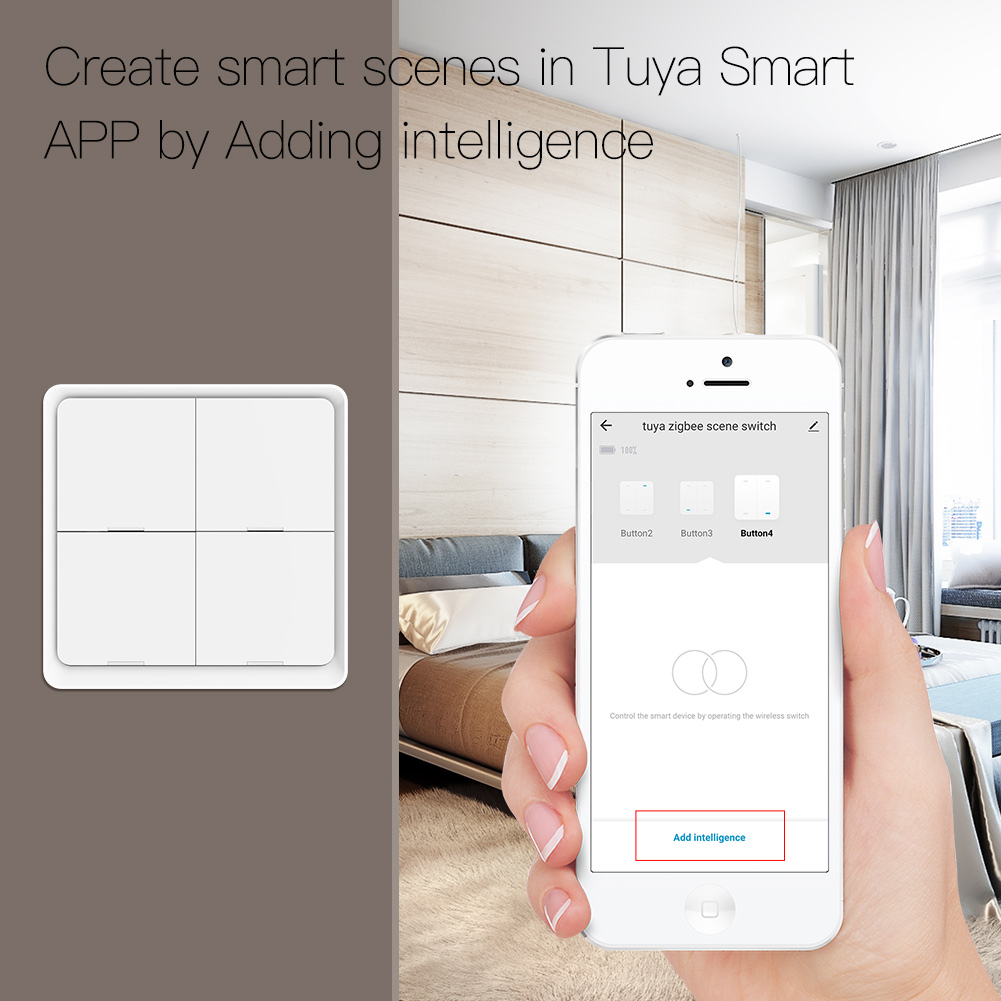 MOES ZigBee Wireless 12 Scene  - Smart Accessories recensie en prijs
