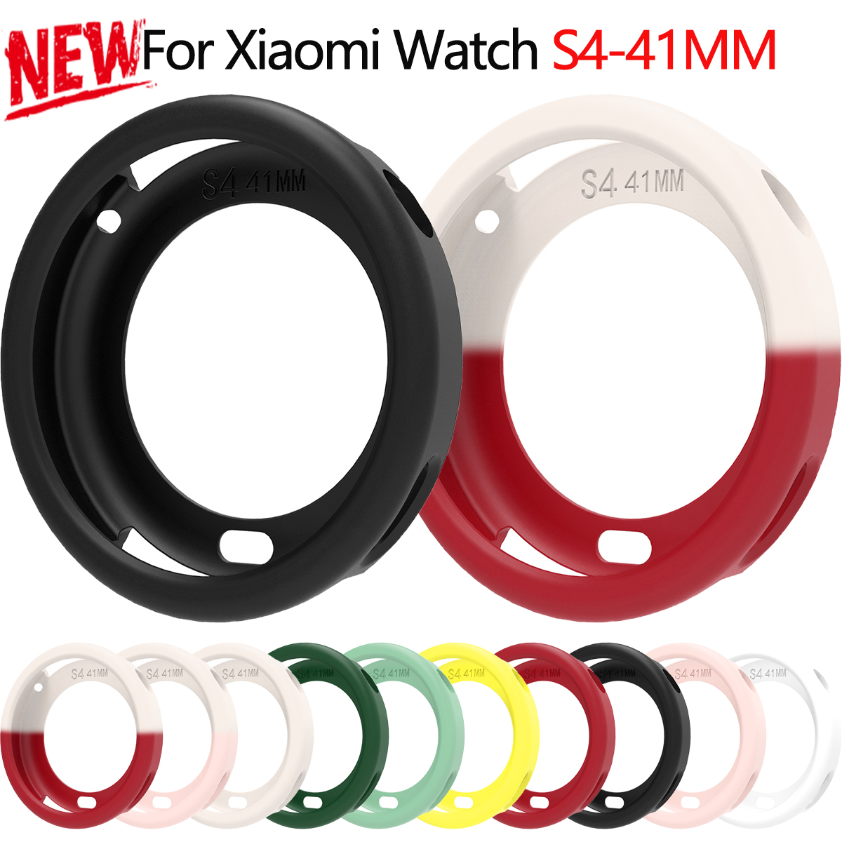 New Silicone case for xiaomi w - Xiaomi Smartwatch S4 Accessories recensie en prijs