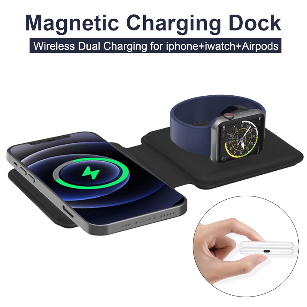 2IN1 Magnetic Wireless Charger - Smartwatch X recensie en prijs
