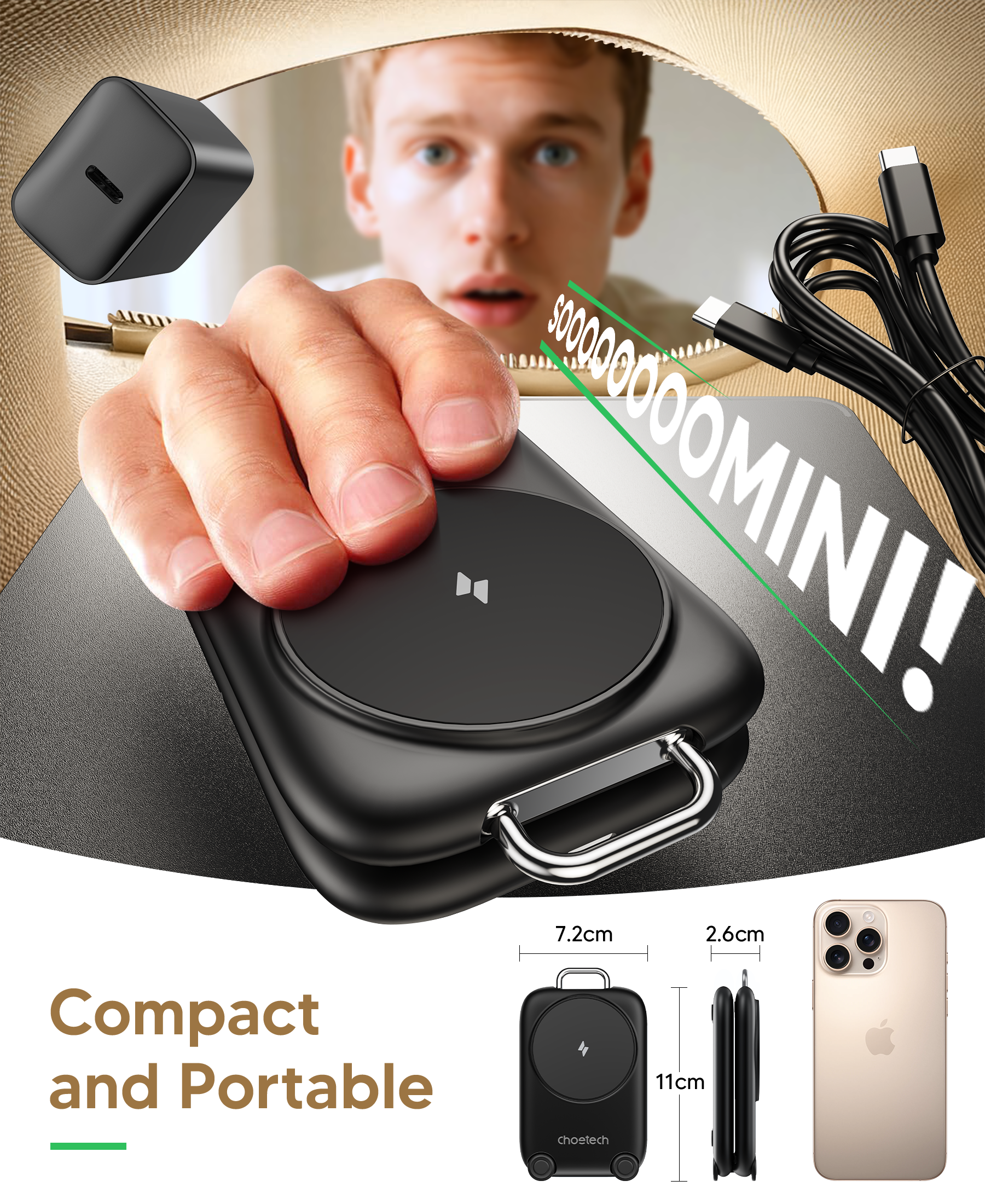 3-in-1  Travel Fast Charge Wir - Smartwatch Ac recensie en prijs