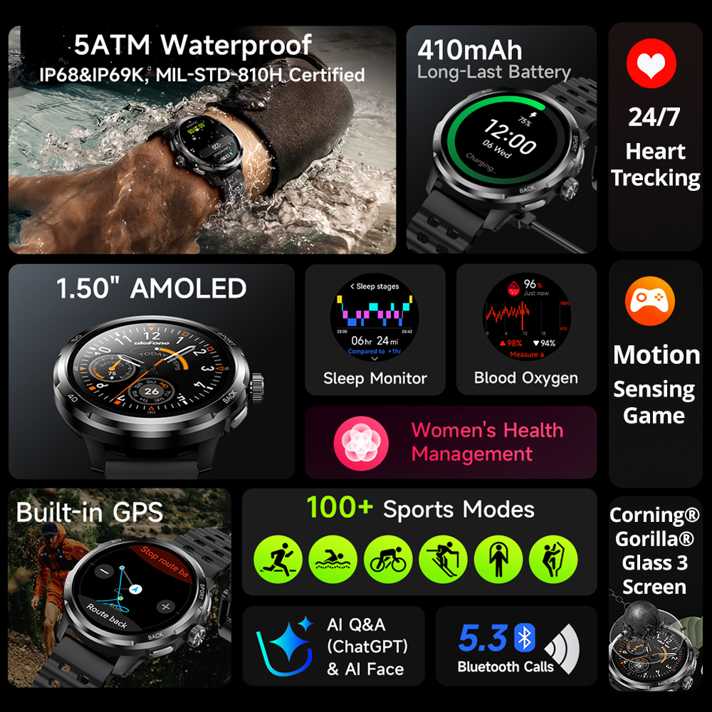 Ulefone Armor Watch Pro Smartw - Smartwatch X recensie en prijs