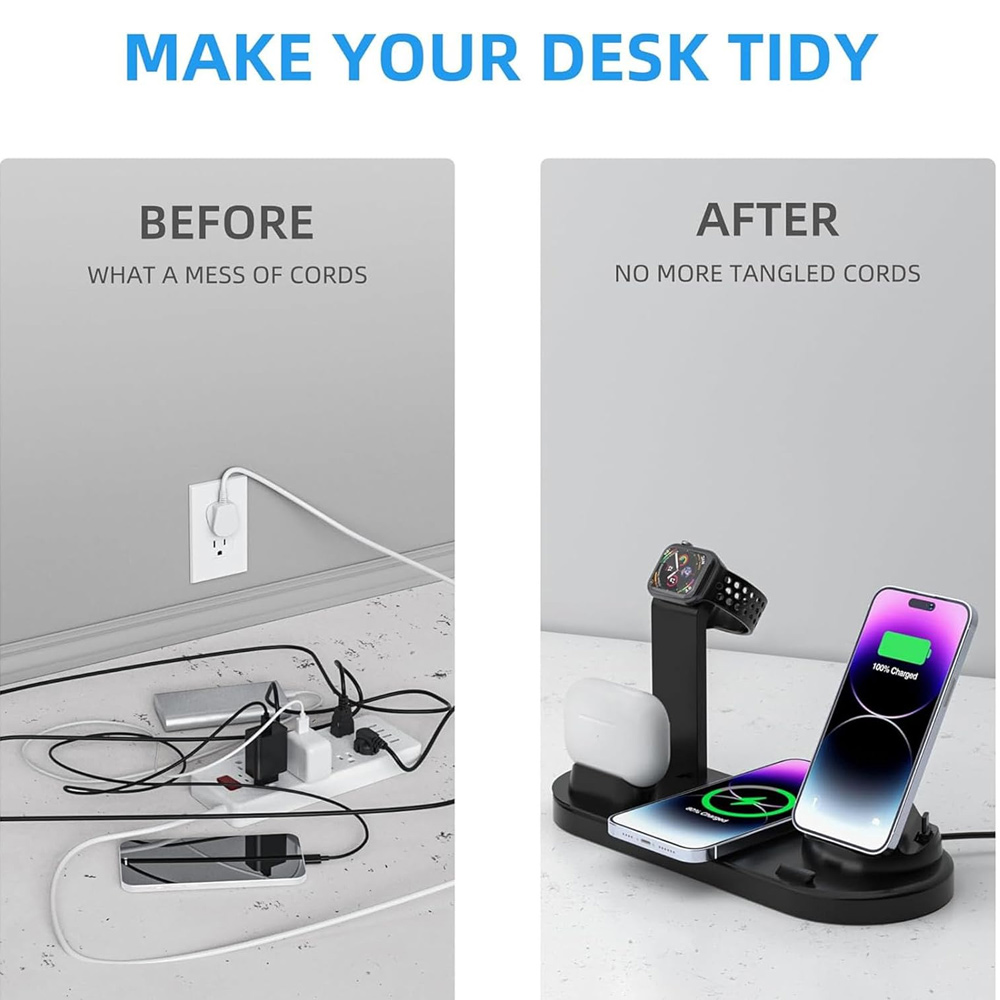30W 7 in 1 Wireless Charger St - Smartwatch Ac recensie en prijs