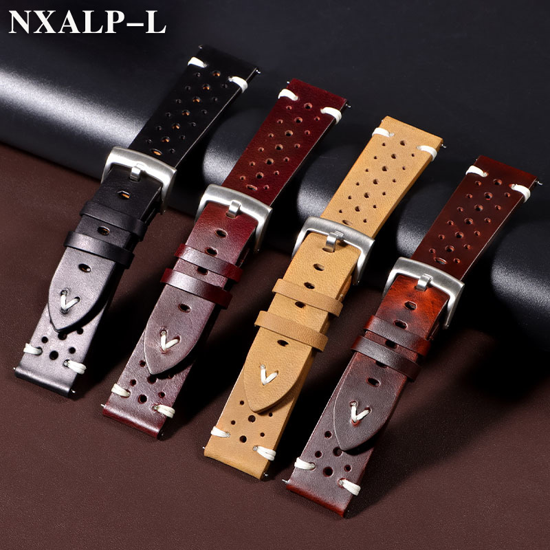 Retro Oil Wax Discoloration Le - Nylon Nato Strap recensie en prijs