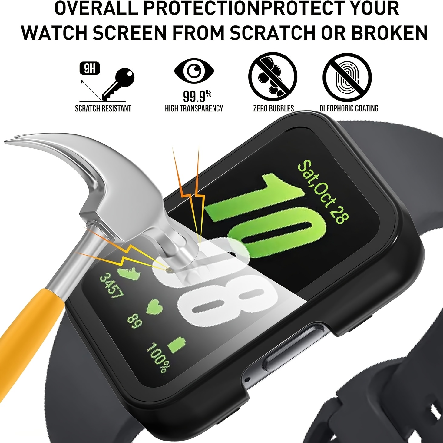 Glass+Case for Samsung Galaxy  - Samsung Smartwatch Accessories recensie en prijs