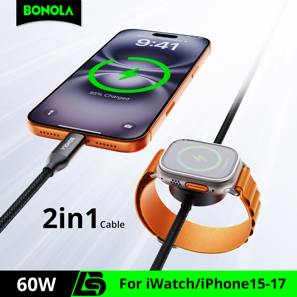 Bonola 2 in 1 Fast Watch Charg - Smartwatch Ac recensie en prijs