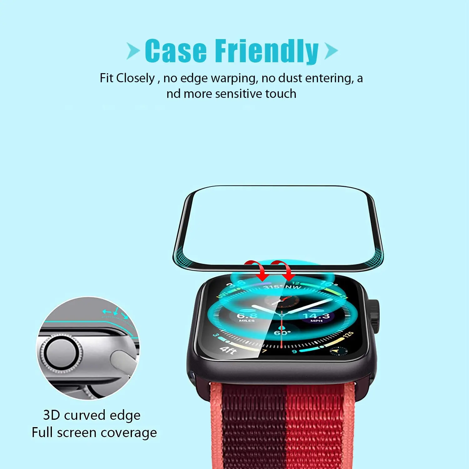 Screen Protector 3D Tempered F - Smartwatch Icon recensie en prijs