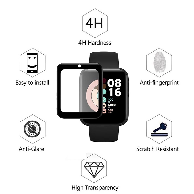 2 Pcs Tempered Glass for Redmi - Smartwatch Icon recensie en prijs