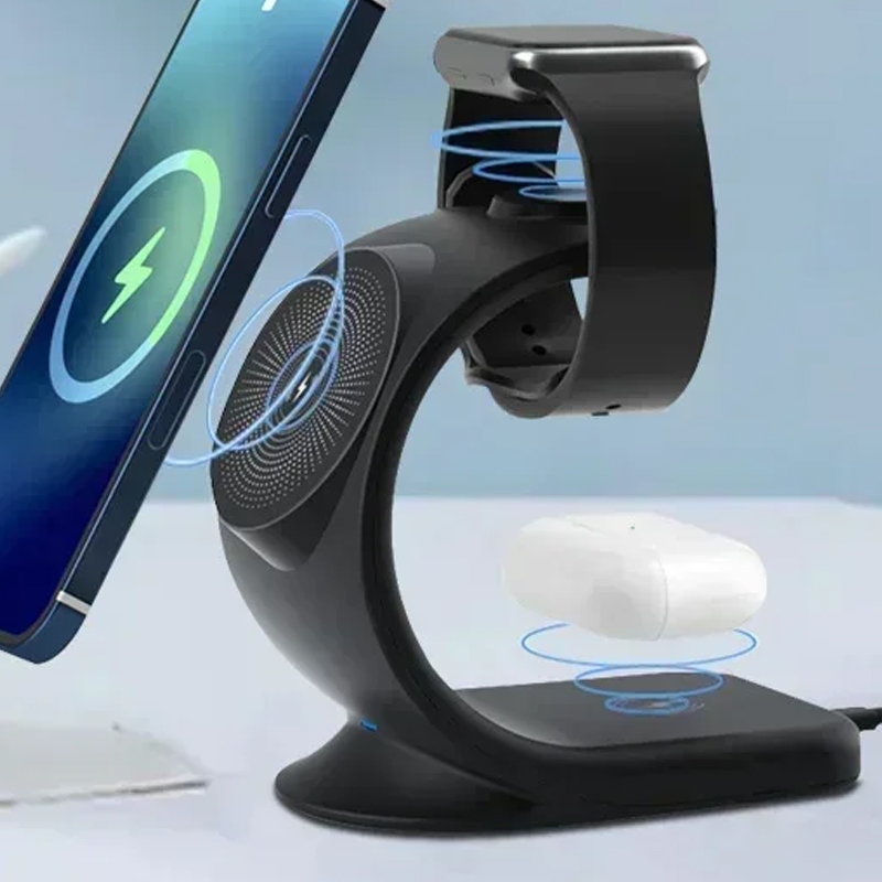 Magnetic Wireless Charger 3 in - Smartwatch Ac recensie en prijs