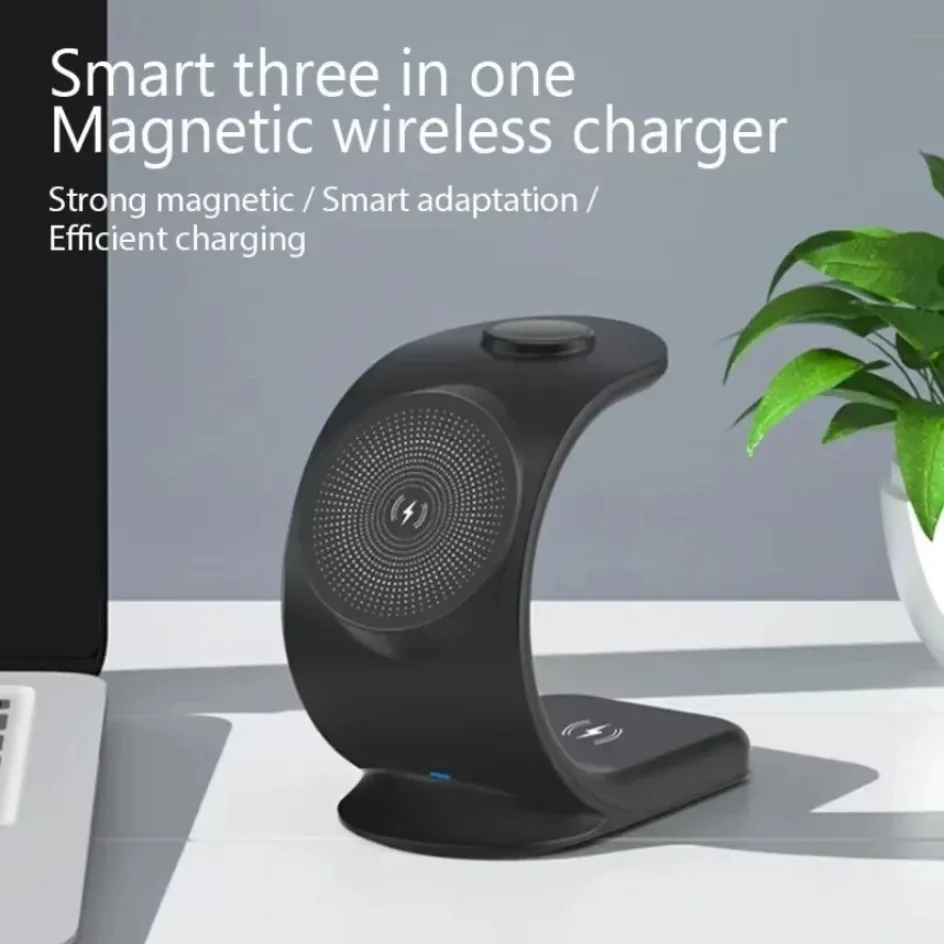 Magnetic Wireless Charger 3 in - Smartwatch Ac recensie en prijs