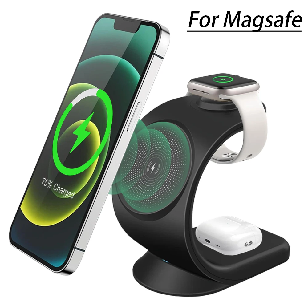 Magnetic Wireless Charger 3 in - Smartwatch Ac recensie en prijs