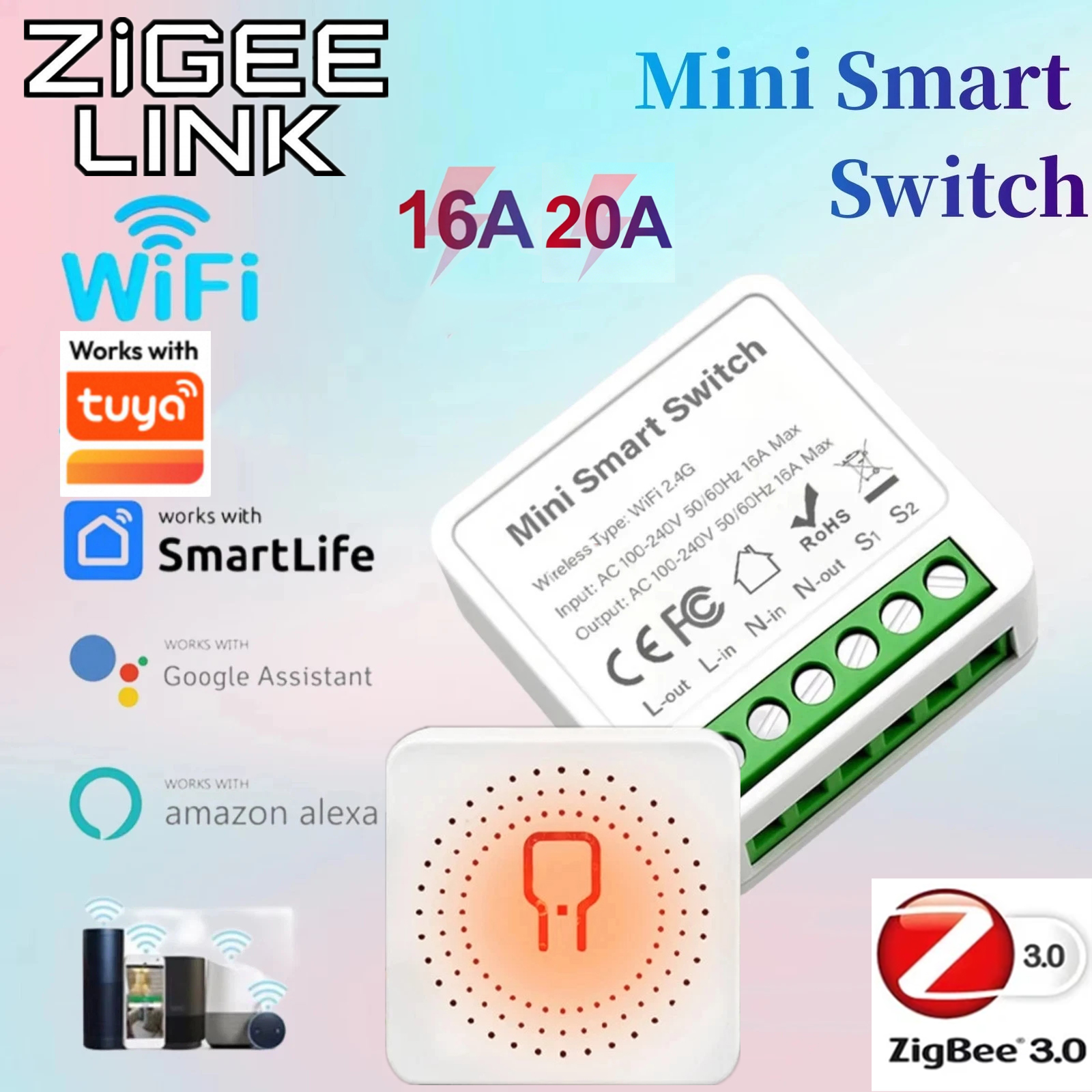 For Tuya Mini Smart WiFi Switc - Smart Accessories recensie en prijs