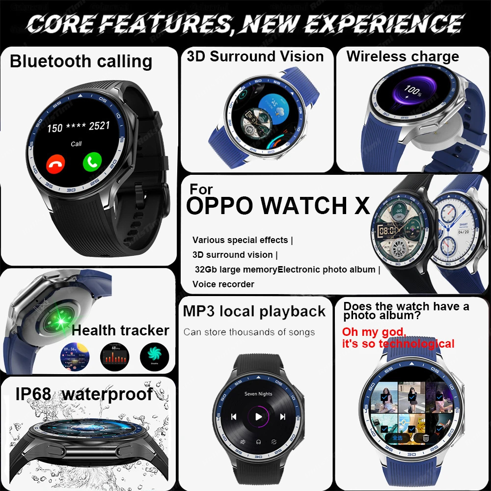 1.43 AMOLED Smart Watch 3D Sur - Smartwatch X recensie en prijs
