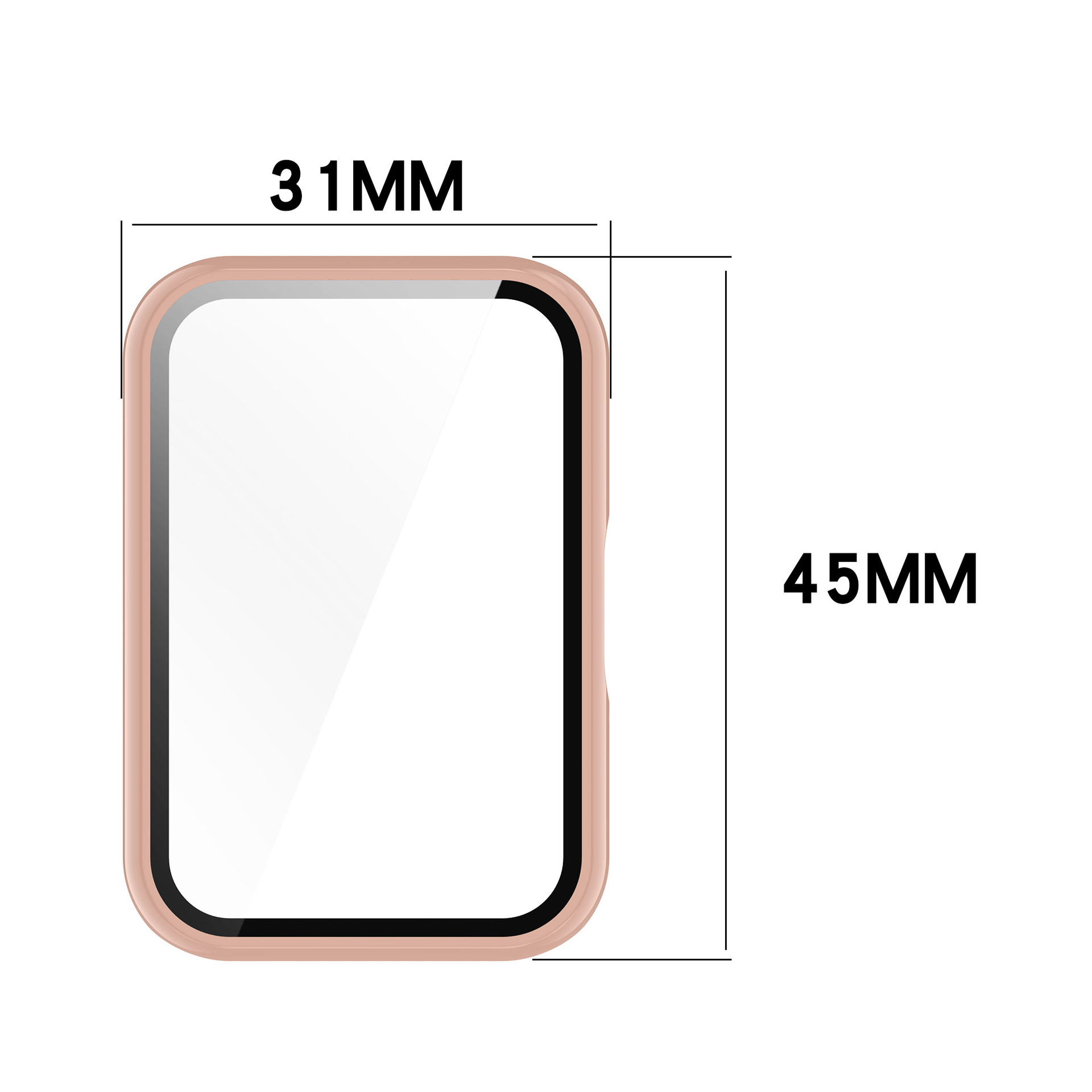 Glass+Case For Samsung Galaxy  - Samsung Smartwatch Accessories recensie en prijs