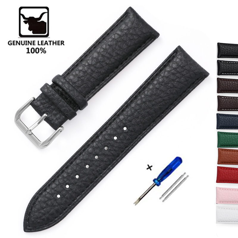 Litchi Pattern Soft Leather Wa - Nylon Nato Strap recensie en prijs