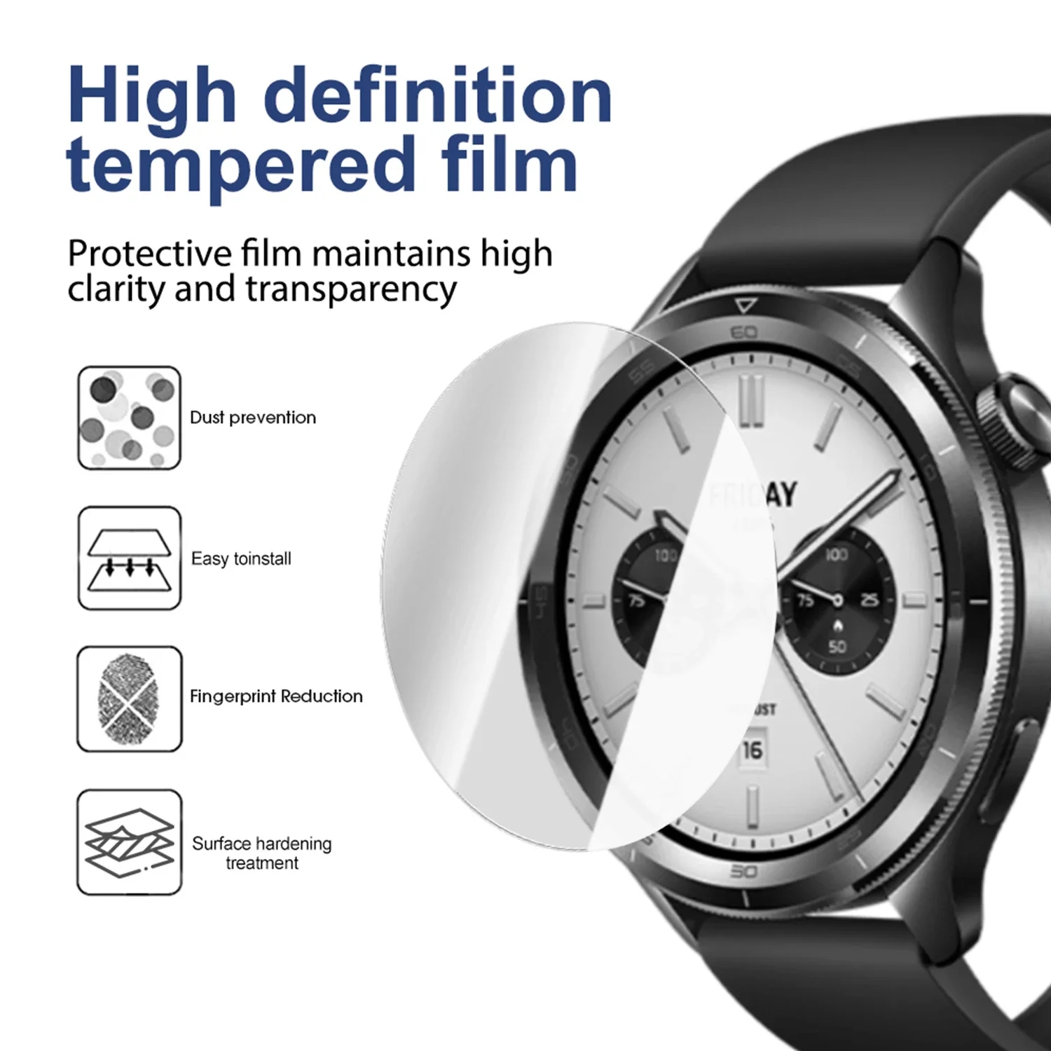 2PCS Tempered Glass For Xiaomi - Xiaomi Smartwatch S4 Accessories recensie en prijs