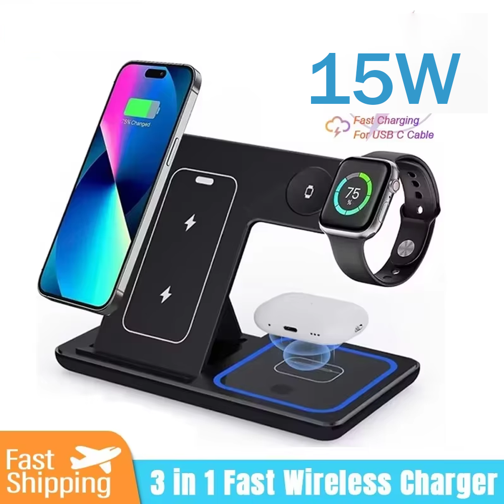 15W 3 in 1 Wireless Charger St - Smartwatch X recensie en prijs