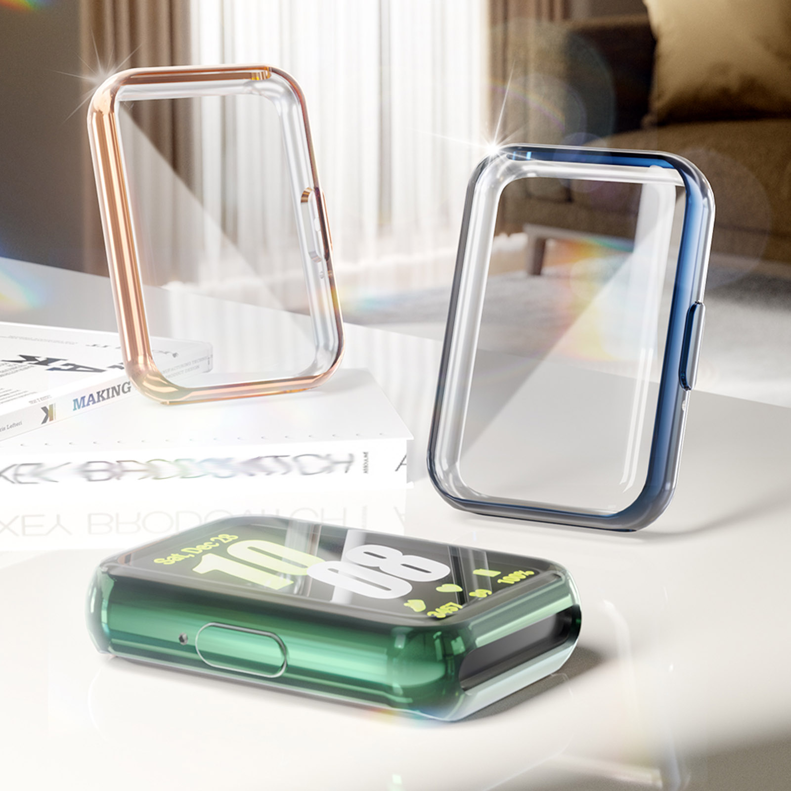 Cover for Samsung Galaxy Fit 3 - Smartwatch Watch Accessories For Women recensie en prijs