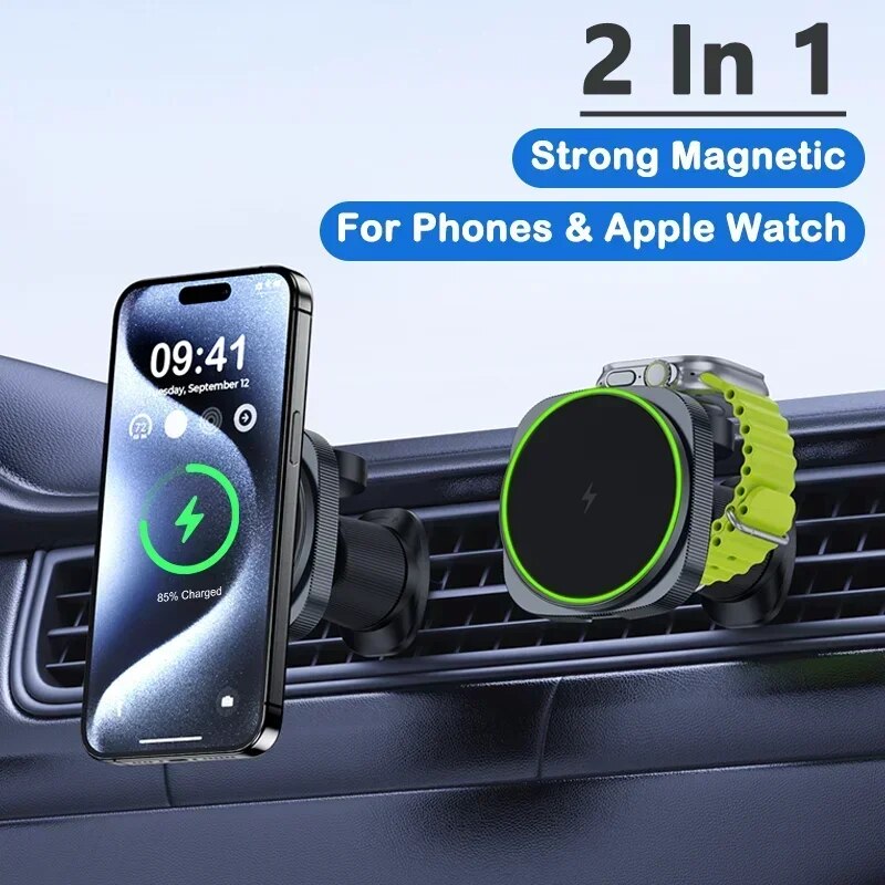 2 IN 1 Magnetic Wireless Car C - Smartwatch Ac recensie en prijs
