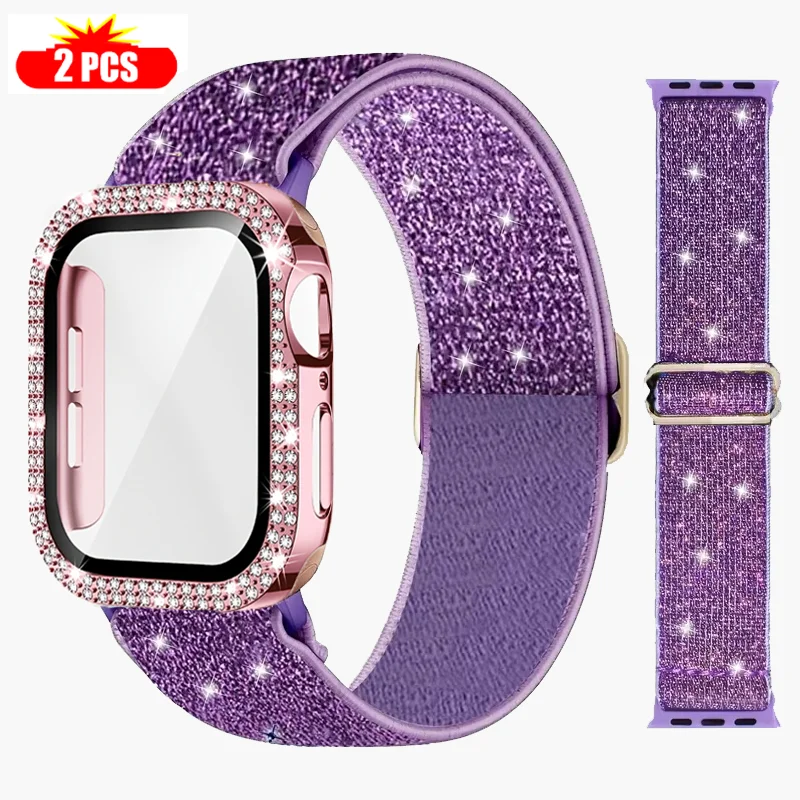 Band+Case for Apple Watch 45mm - Smartwatch Watch Accessories For Women recensie en prijs
