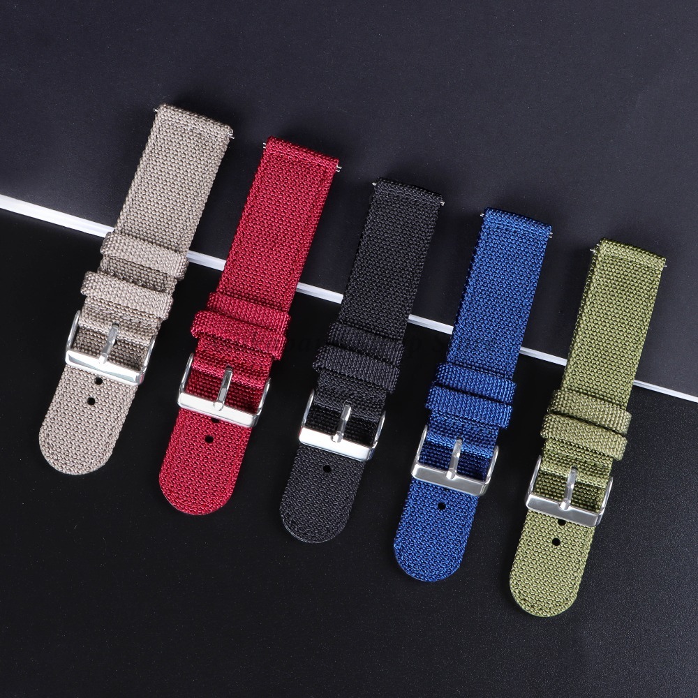 18 20 22 24mm Nylon Canvas Str - Nylon Nato Strap recensie en prijs
