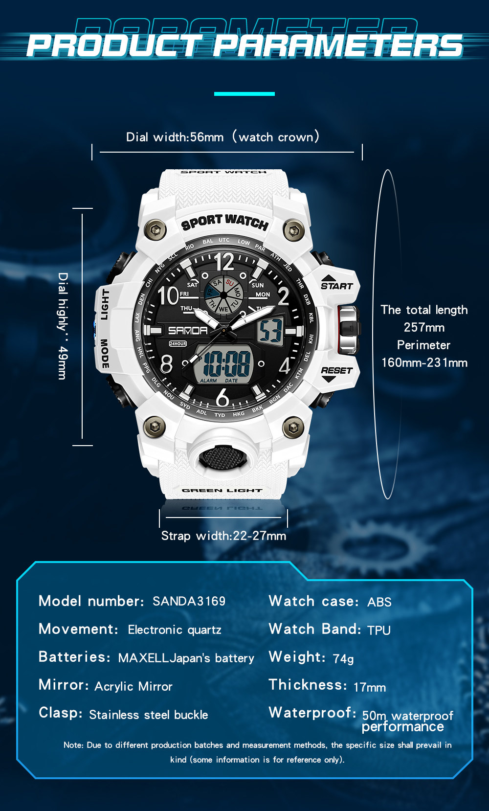 SANDA 30169 Top Sports Men's W - Smartwatch Nexus recensie en prijs