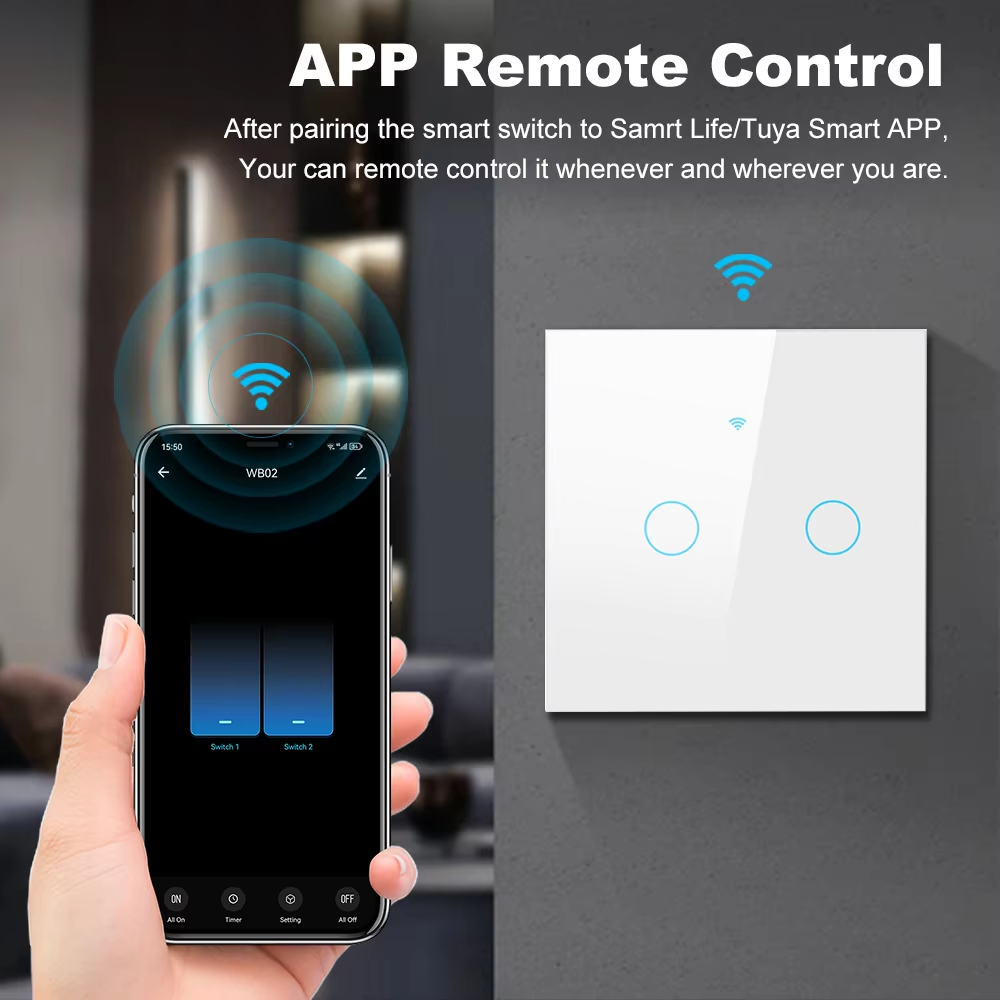 1 2 3 4 Gang WiFi RF 433mhz To - Smart Accessories recensie en prijs