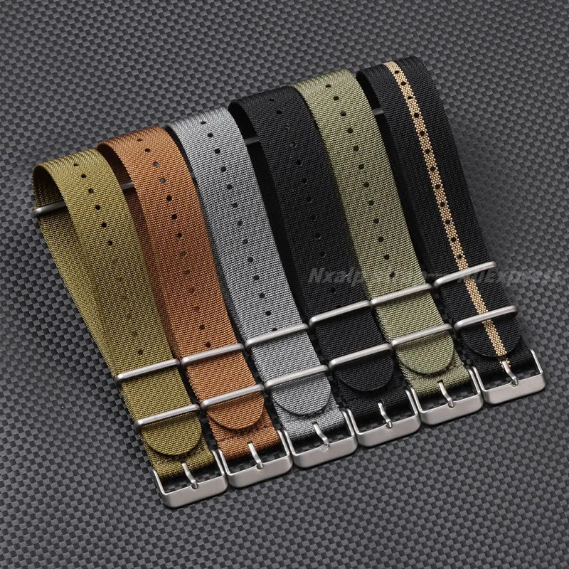 Ribbed Nylon Watch Strap 18mm  - Nylon Nato Strap recensie en prijs