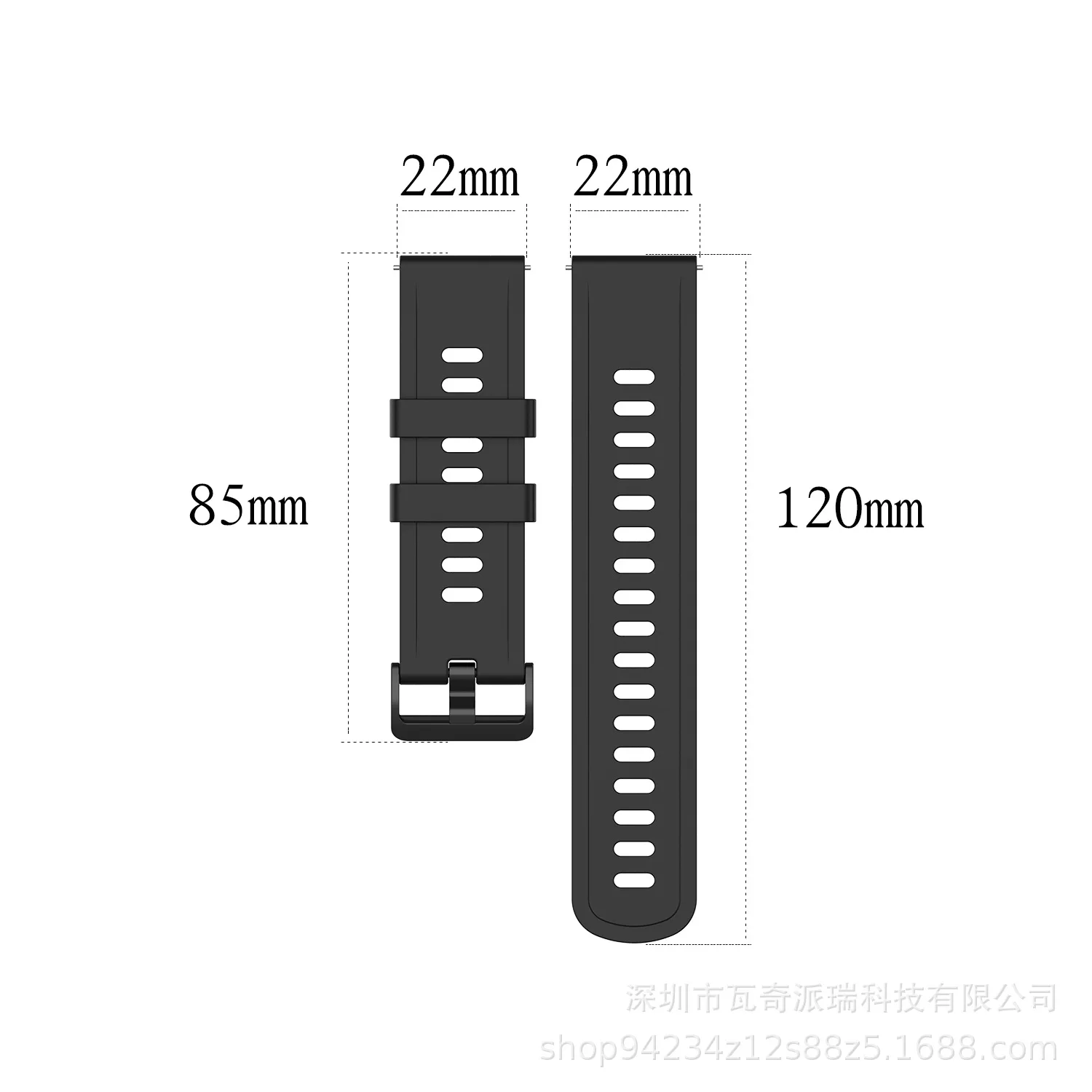 22mm Silicone Strap for Xiaomi - Xiaomi Smartwatch S4 Accessories recensie en prijs