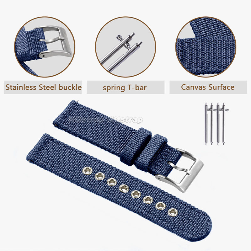 Nylon Strap 18mm 20mm 22mm Ban - Nylon Nato Strap recensie en prijs