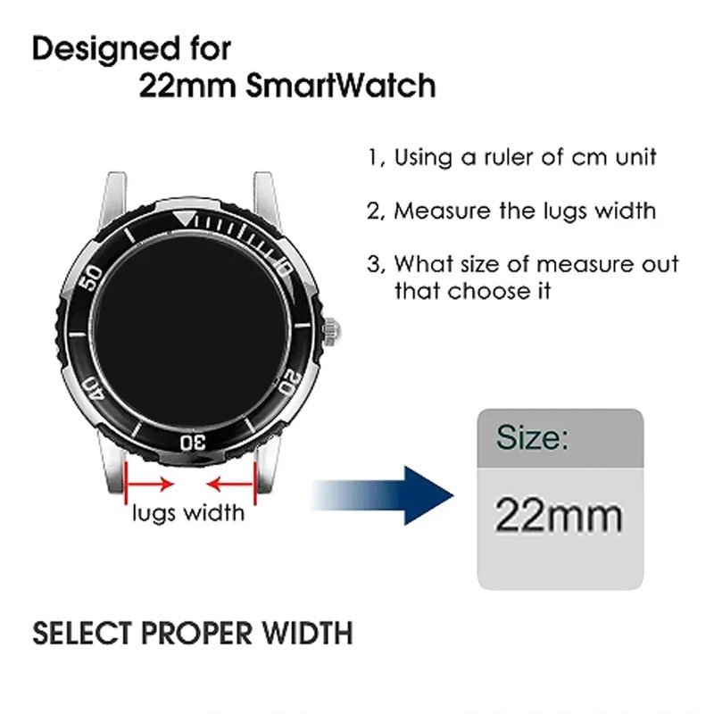 22mm Ocean Strap For OnePlus W - Smartwatch X2 recensie en prijs