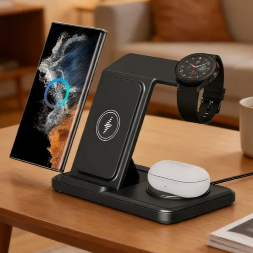 3 IN 1 Wireless Charger Statio - Smartwatch Ac recensie en prijs