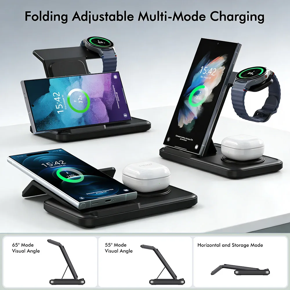3 IN 1 Wireless Charger Statio - Smartwatch Ac recensie en prijs