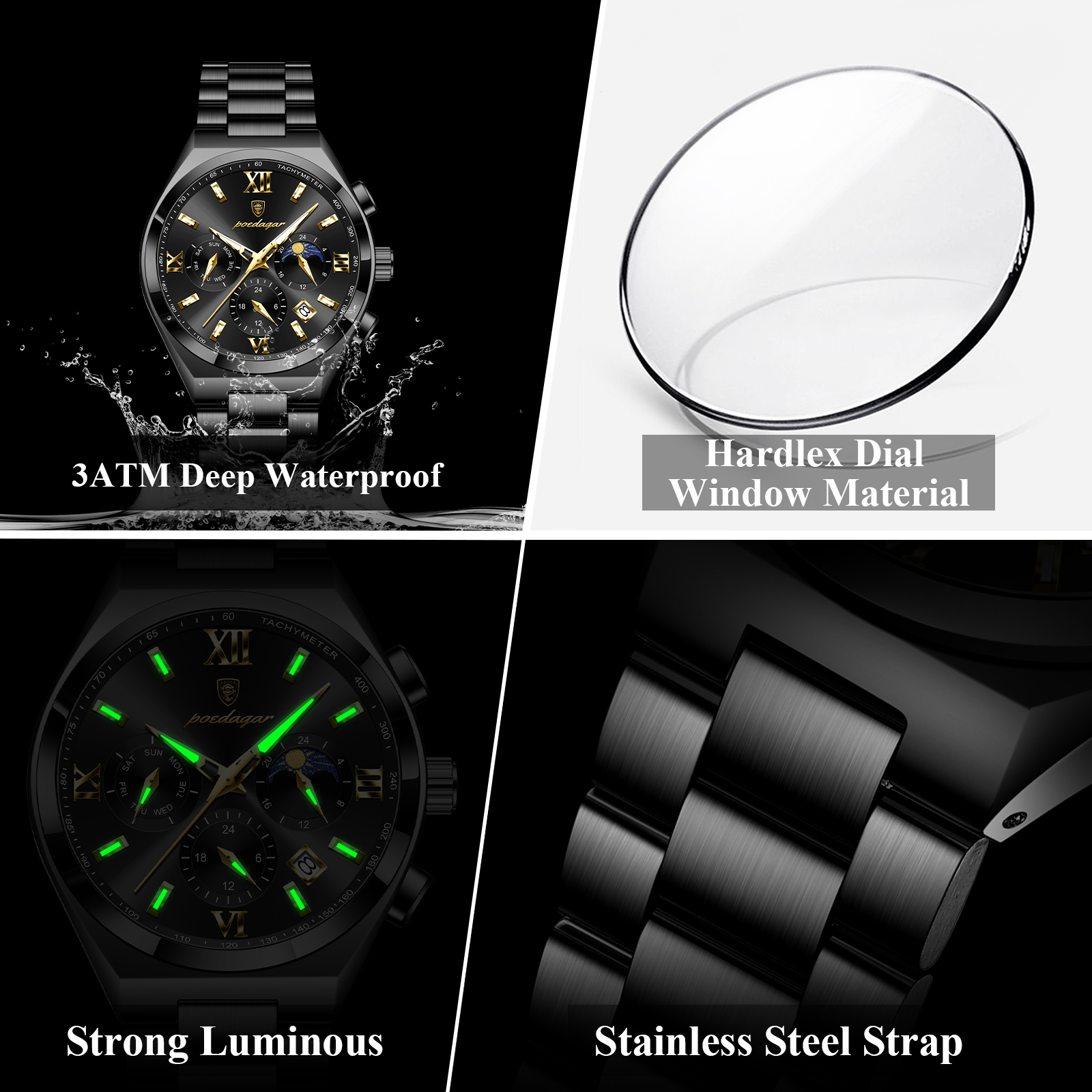 POEDAGAR Fashion Luxury Man Wr - Smartwatch Nexus recensie en prijs