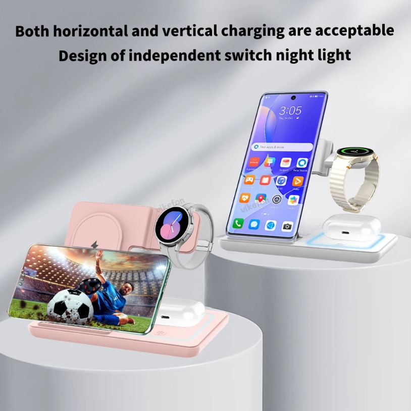 3 in 1 Foldable Wireless Charg - Smartwatch Ac recensie en prijs