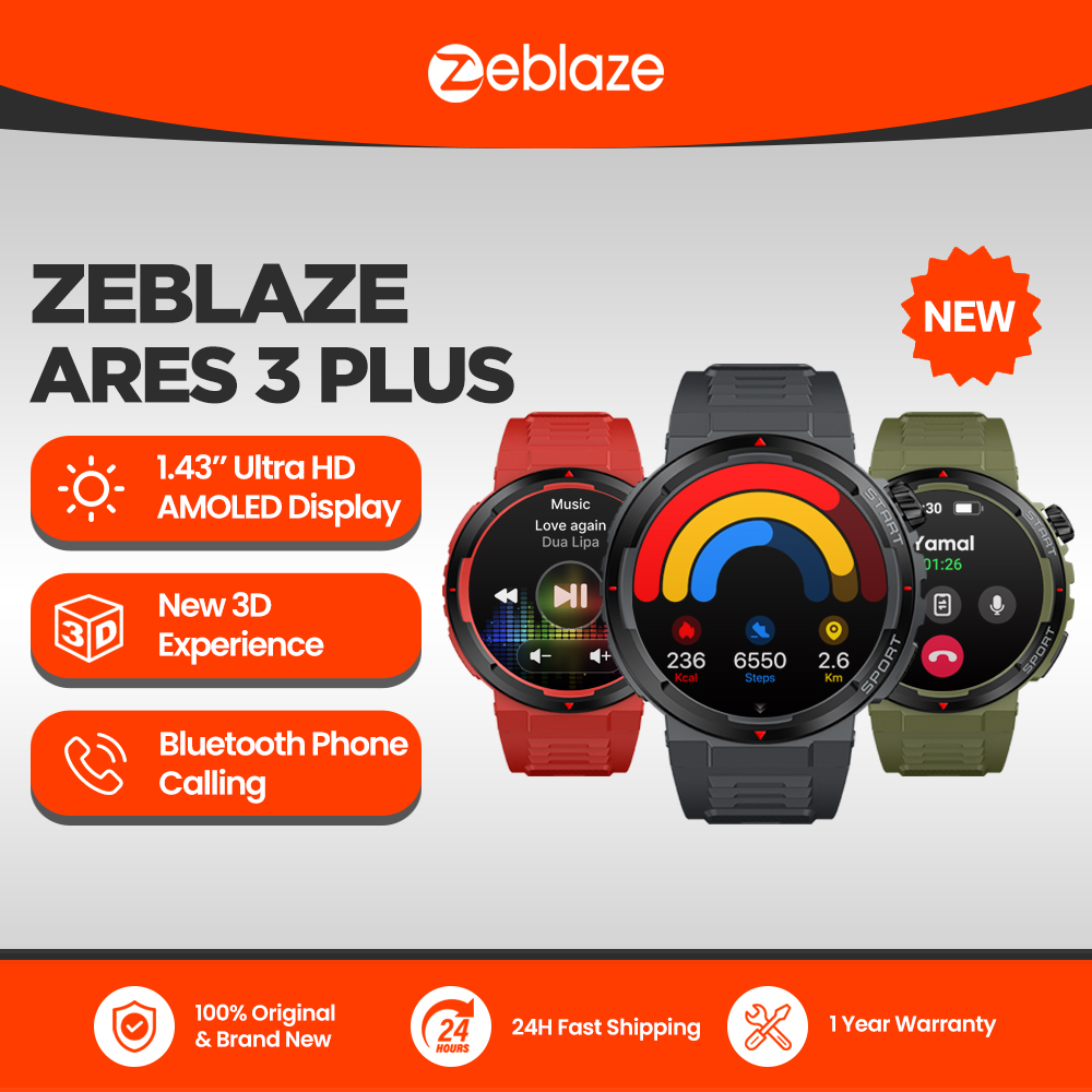 New Zeblaze Ares 3 Plus 1.43'' - Smartwatch X recensie en prijs