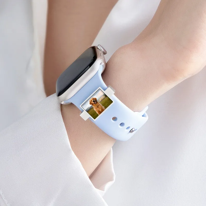 Custom Photo Smart Watch Charm - Smartwatch Straps & Accessories recensie en prijs