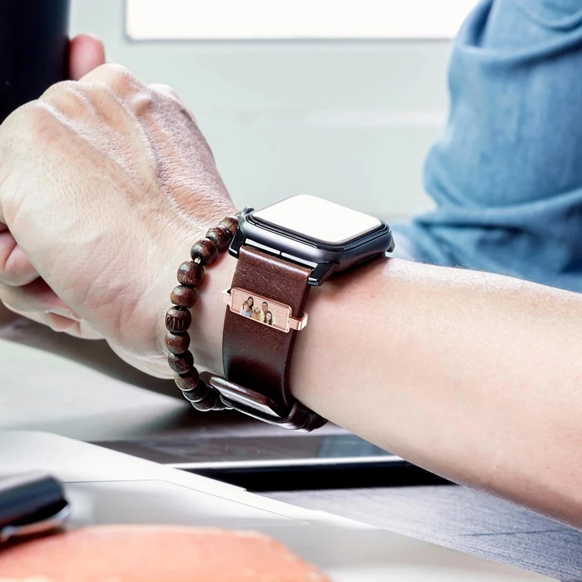 Custom Photo Smart Watch Charm - Smartwatch Straps & Accessories recensie en prijs
