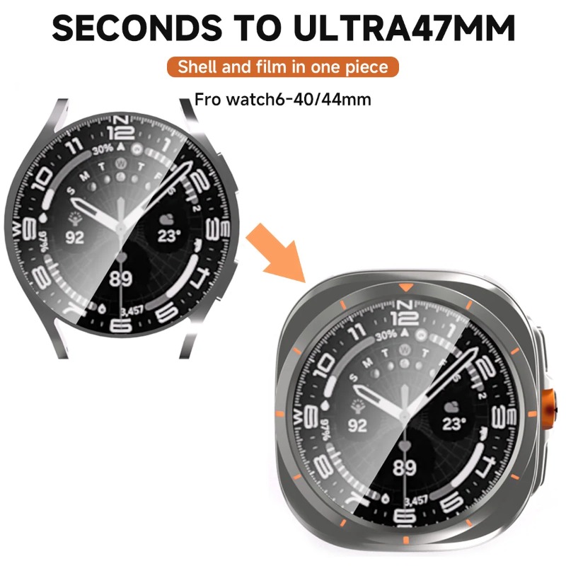 Change to Ultra Glasss + Case  - Samsung Smartwatch Accessories recensie en prijs