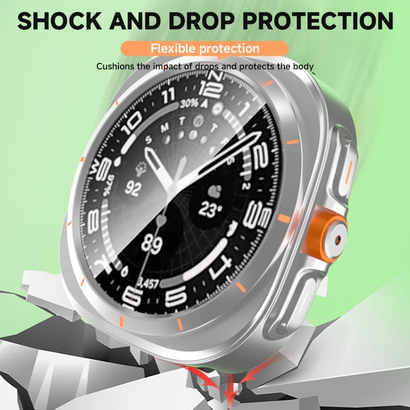 Change to Ultra Glasss + Case  - Samsung Smartwatch Accessories recensie en prijs