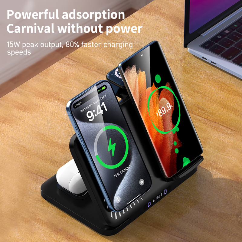 4 in 1 Dual Phone Wireless Cha - Smartwatch Ac recensie en prijs