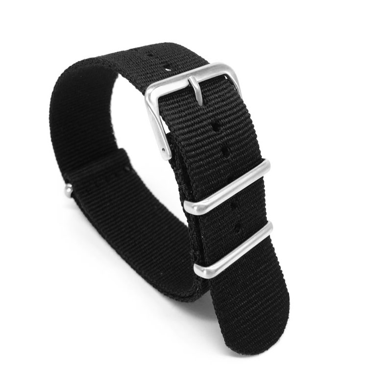 Black Nylon Strap for 16mm 18m - Nylon Nato Strap recensie en prijs