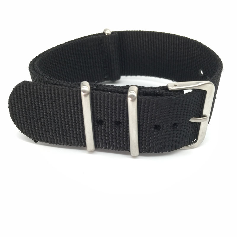 Black Nylon Strap for 16mm 18m - Nylon Nato Strap recensie en prijs