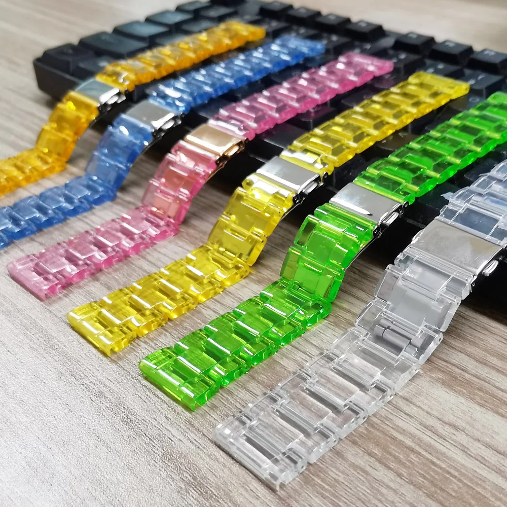 Transparent Glacier band for S - Titan Smartwatch Accessories recensie en prijs